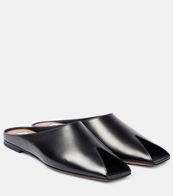 Alaïa Spike leather mules