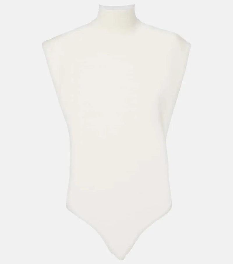 Alaïa Turtleneck wool bodysuit