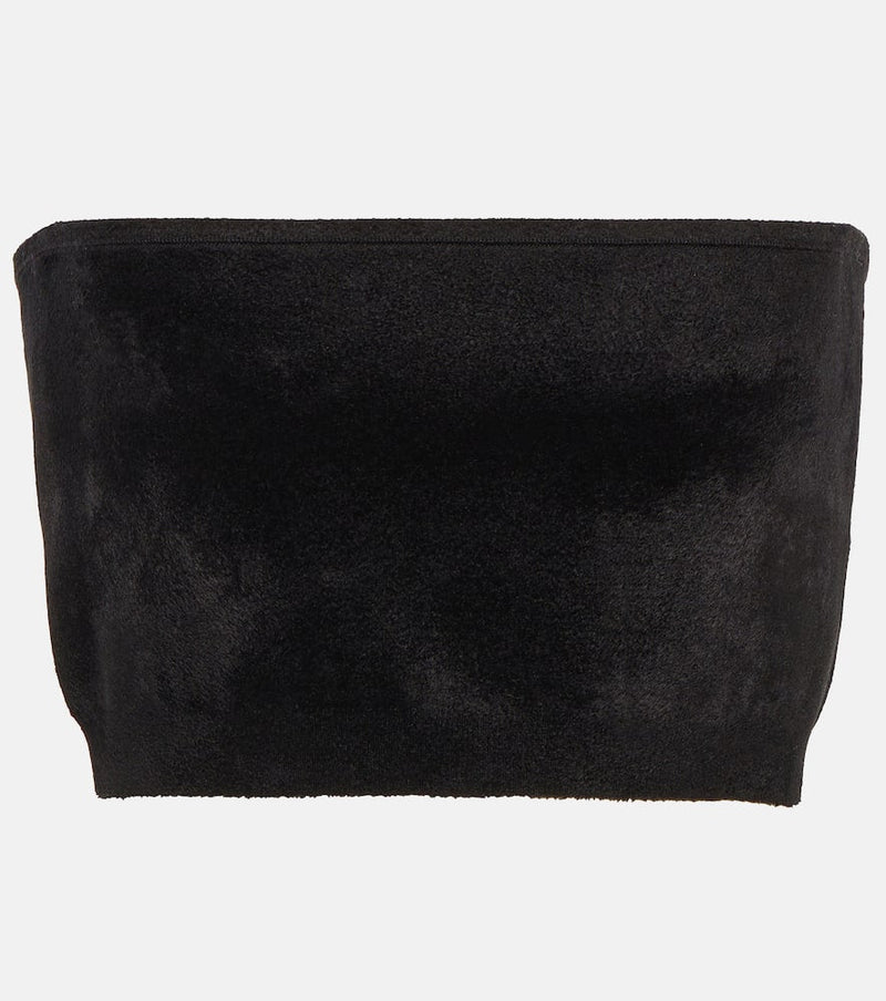 Alaïa Velvet bandeau top