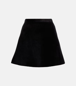 Alaïa Velvet miniskirt