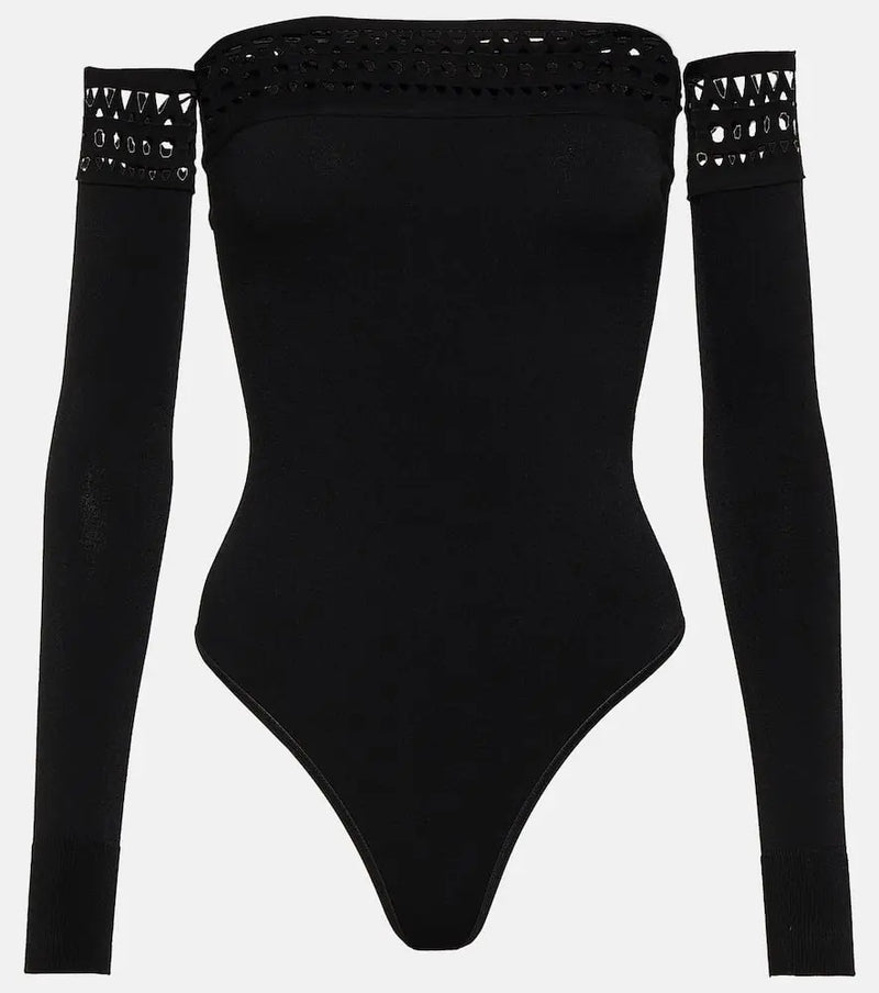 Alaïa Vienne off-shoulder bodysuit