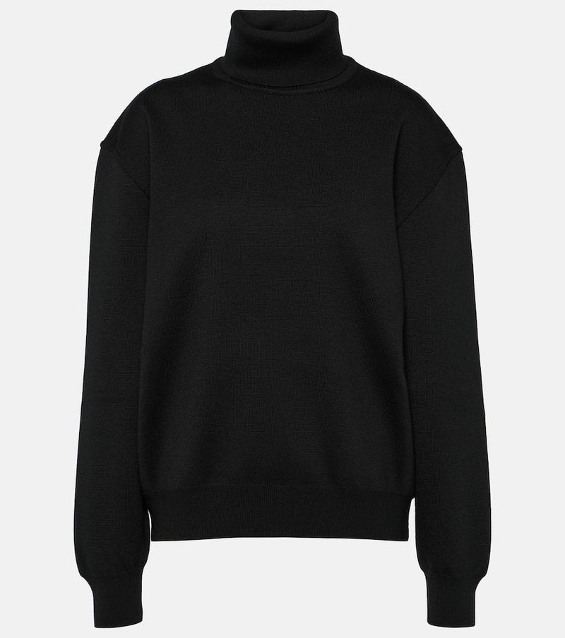 Alaïa Wool-blend turtleneck sweater