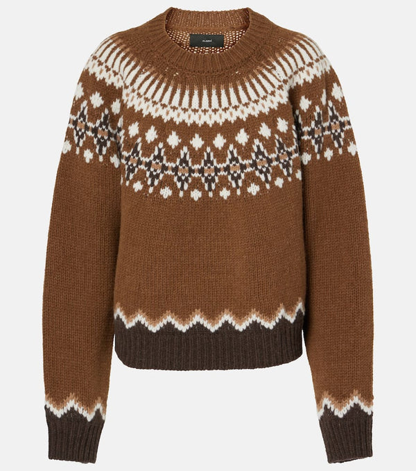 Alanui Sweet Winter intarsia sweater | LYBSTORE