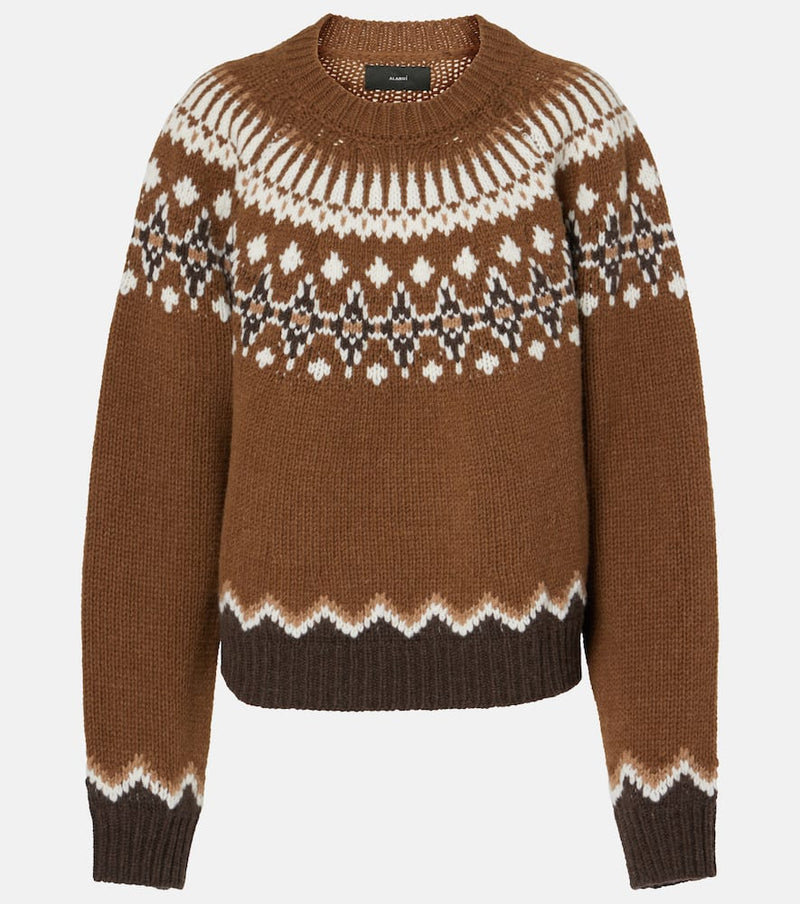 Alanui Sweet Winter intarsia sweater