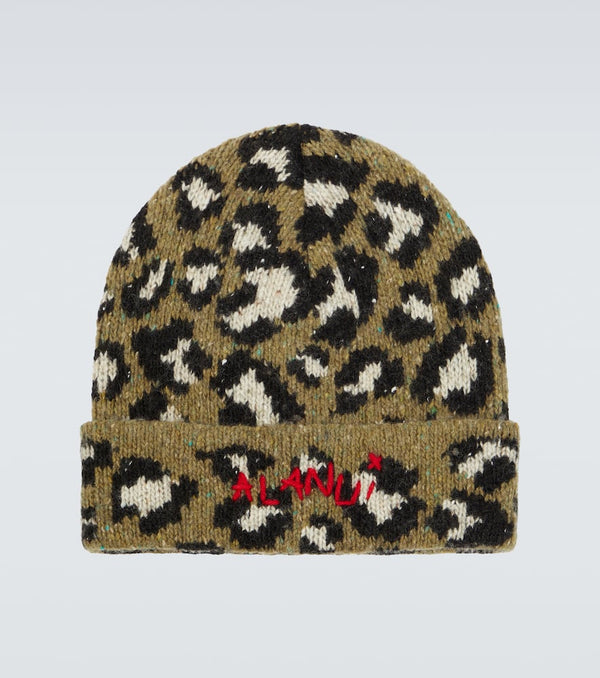 Alanui Wild Spirit jacquard wool-blend beanie