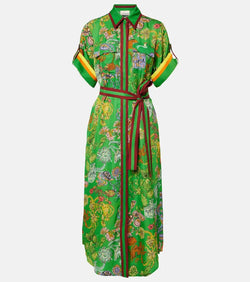 Alémais Fiesta printed belted shirtdress