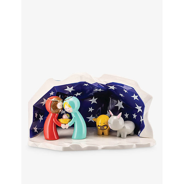 Alessi Happy Eternity Baby porcelain nativity set