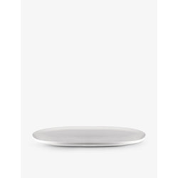 Alessi Itsumo oval porcelain serving plate 36cm