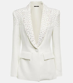 Alex Perry Addison embellished crêpe blazer