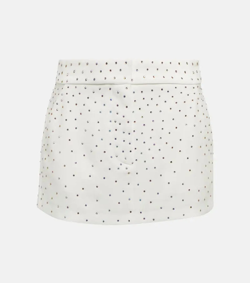 Alex Perry Carling embellished crêpe miniskirt