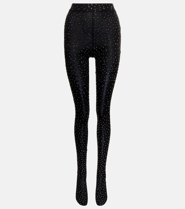 Alex Perry Crystal-embellished tights