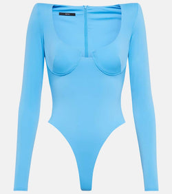 Alex Perry Della long-sleeve bodysuit