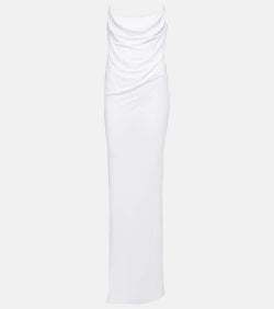 Alex Perry Draped corset jersey gown | LYBSTORE