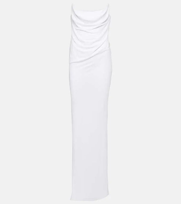 Alex Perry Draped corset jersey gown | LYBSTORE