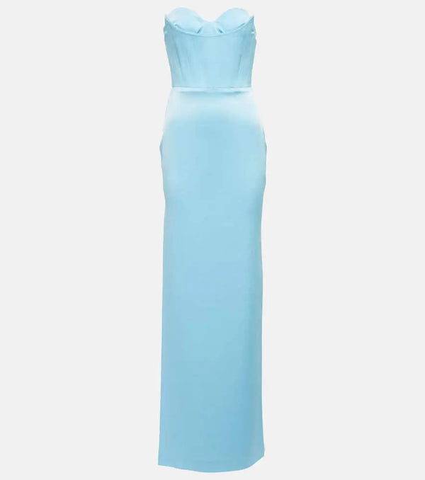 Alex Perry Honore satin maxi dress | LYBSTORE