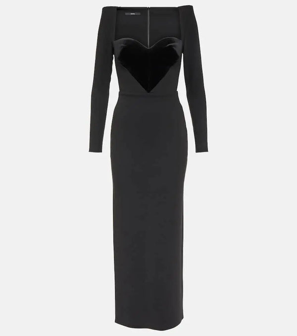 Alex Perry Lyndon crêpe midi dress