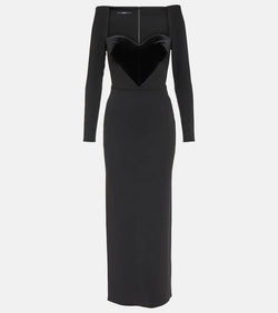 Alex Perry Lyndon crêpe midi dress