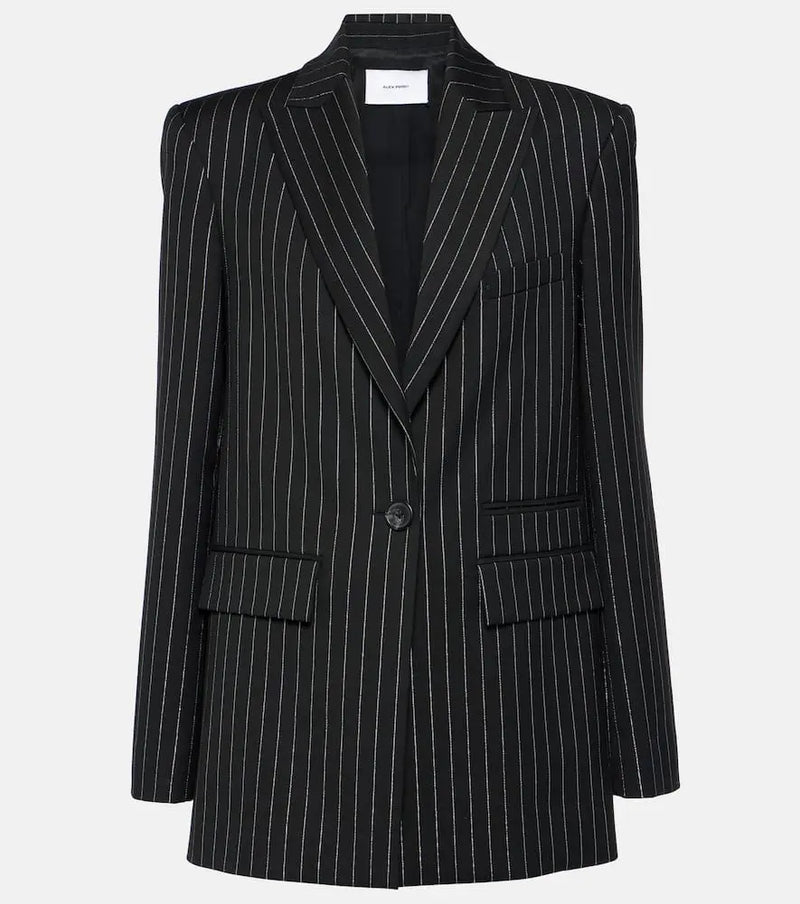 Alex Perry Prinstripe Lurex® blazer | LYBSTORE