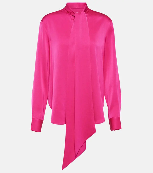 Alex Perry Satin crêpe blouse | LYBSTORE