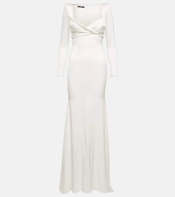 Alex Perry Satin crêpe gown | LYBSTORE