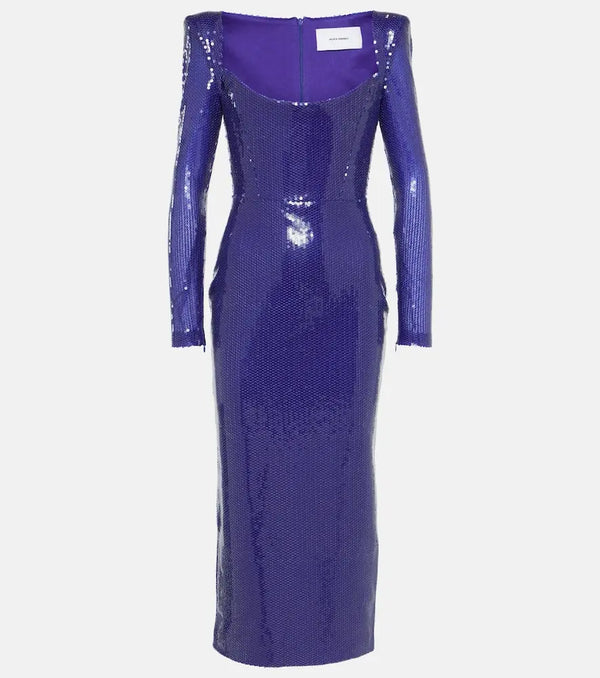 Alex Perry Sequined midi dress | LYBSTORE