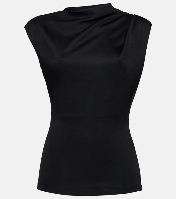 Alexander McQueen Draped top | LYBSTORE