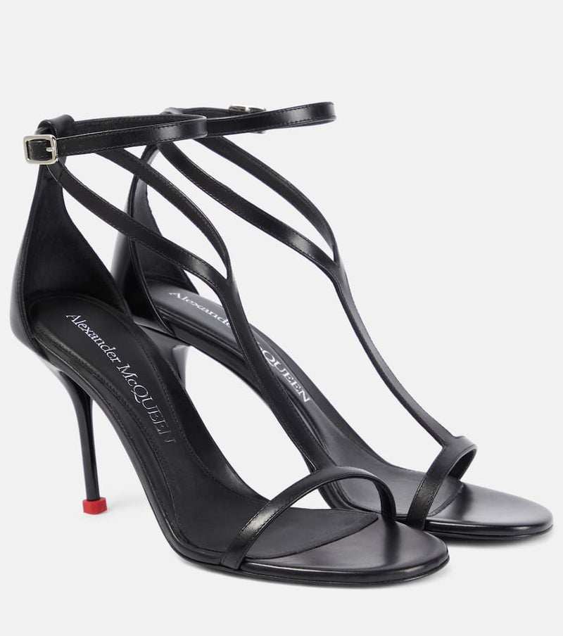 Alexander McQueen Harness leather sandals