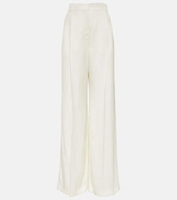 Alexander McQueen High-rise wide-leg suit pants