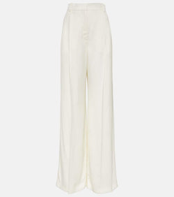 Alexander McQueen High-rise wide-leg suit pants