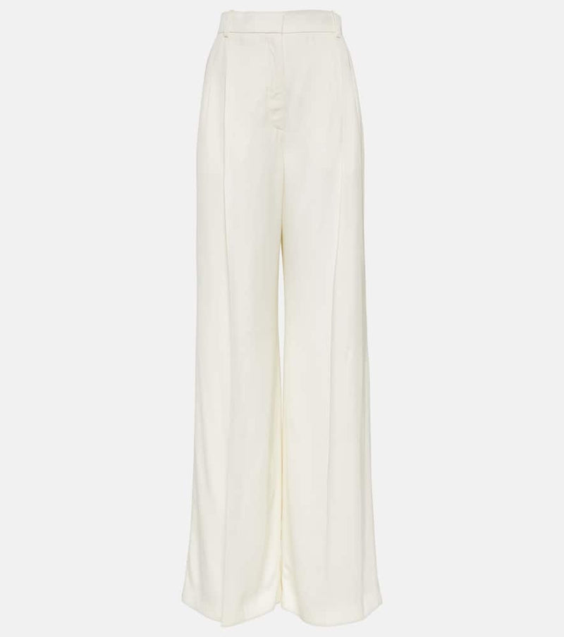 Alexander McQueen High-rise wide-leg suit pants