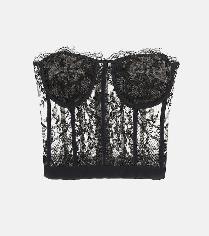 Alexander McQueen Lace bustier