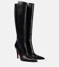 Alexander McQueen Leather knee-high boots