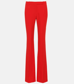 Alexander McQueen Mid-rise flared pants