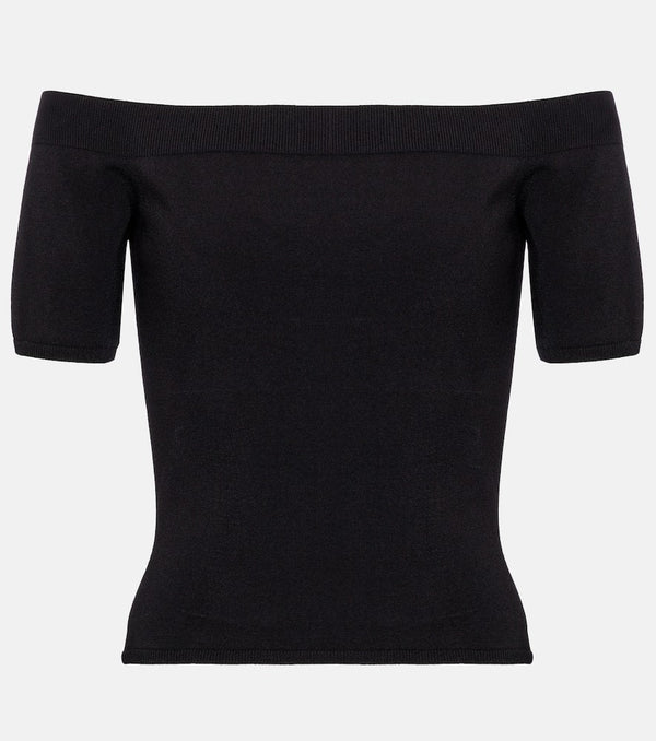 Alexander McQueen Off-shoulder top