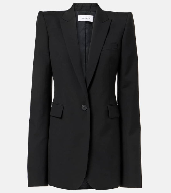 Alexander McQueen Oversized wool blazer