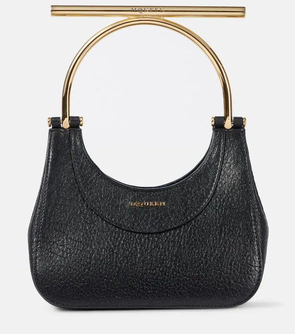 Alexander McQueen T-Bar Mini leather shoulder bag