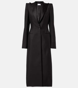 Alexander McQueen Wool and silk coat