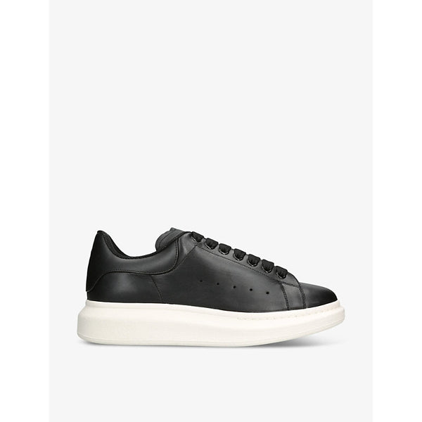 Alexander Mcqueen Men's Show platform leather low-top trainers