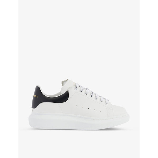 Alexander Mcqueen Oversized-sole leather low-top trainers