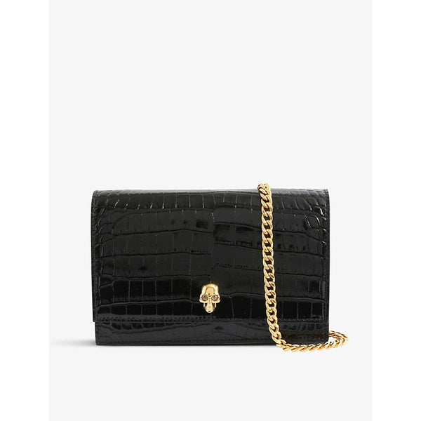 Alexander Mcqueen Skull small leather cross-body bag | LYBSTORE