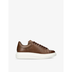 Mens Alexander Mcqueen Tuscan platform leather low-top trainers