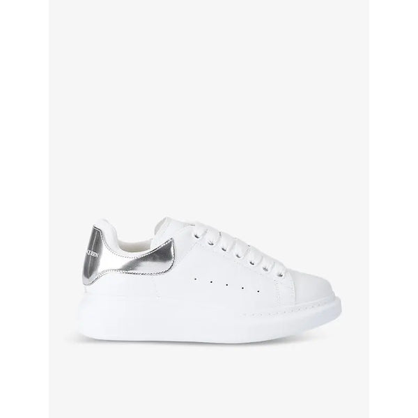 Alexander Mcqueen Women's Oversized leather low-top trainers