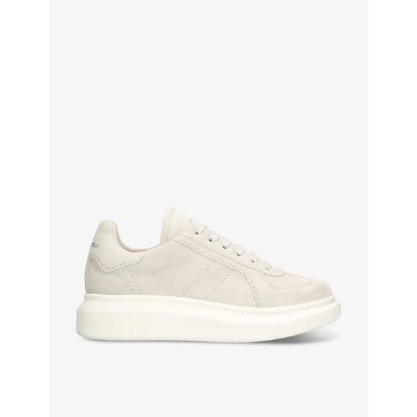 Alexander Mcqueen Women's Oversized suede low-top trainers