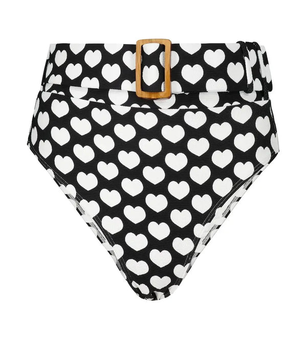 Alexandra Miro Ursula heart-print bikini bottoms | LYBSTORE