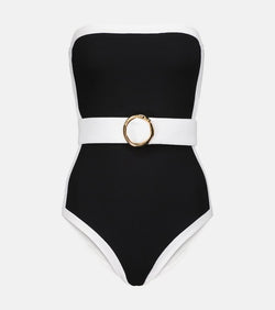 Alexandra Miro Whitney belted swimsuit