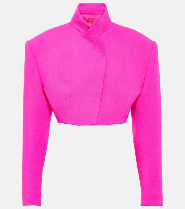 Alexandre Vauthier Cropped wool jacket | LYBSTORE