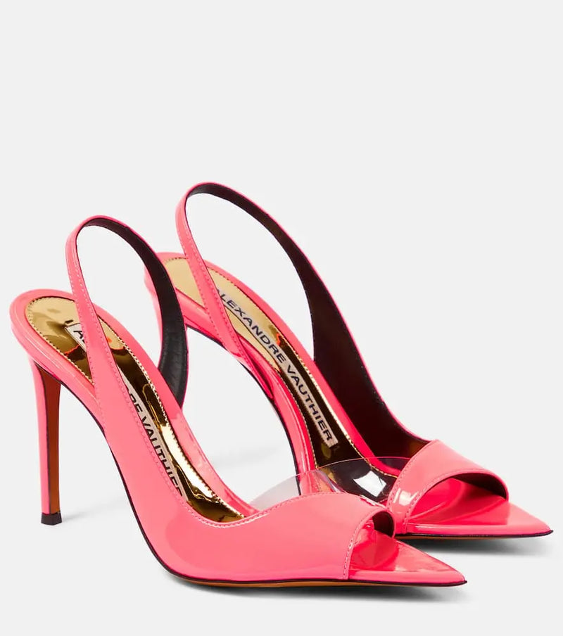 Alexandre Vauthier Patent leather and PVC sandals | LYBSTORE