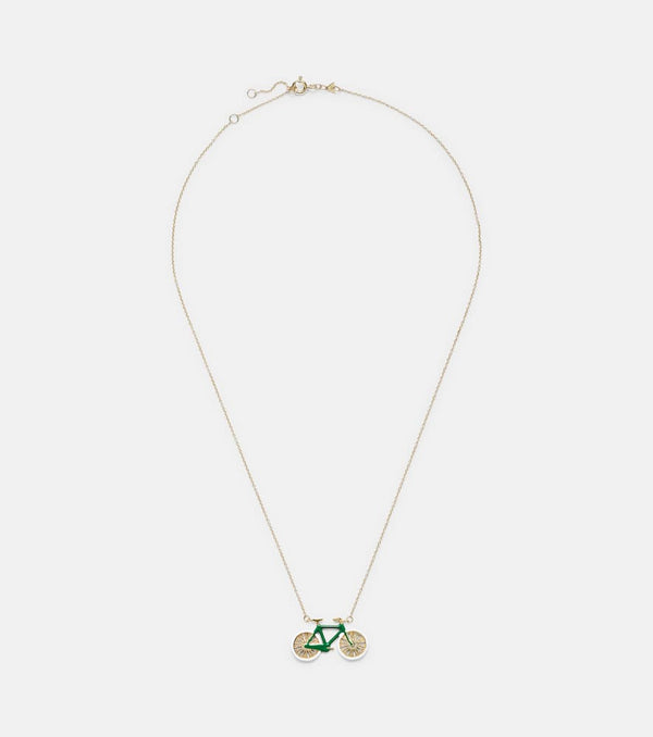 Aliita Bici 9kt gold charm necklace