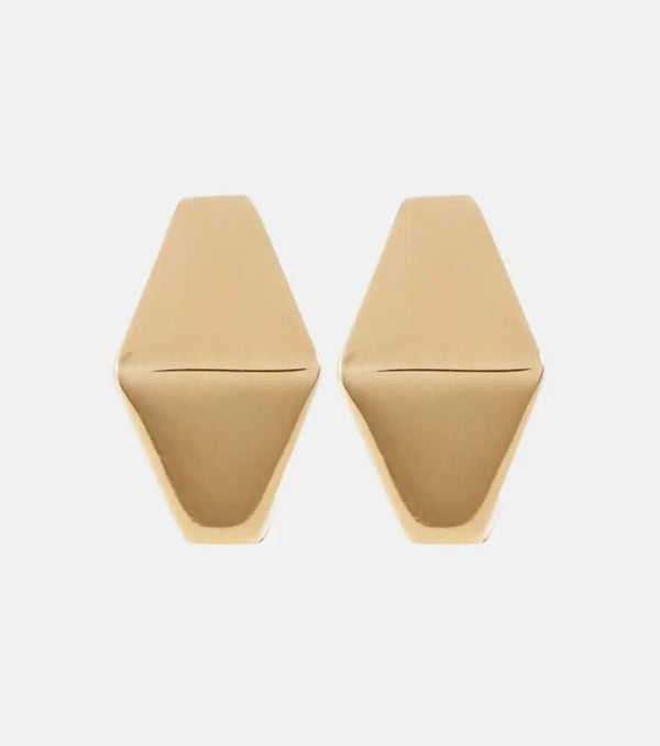 Aliita Deco Rombo Mini 9kt gold earrings | LYBSTORE