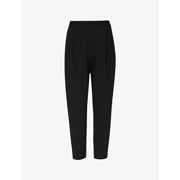 Womens Allsaints Aleida Tri tapered mid-rise stretch-woven trousers